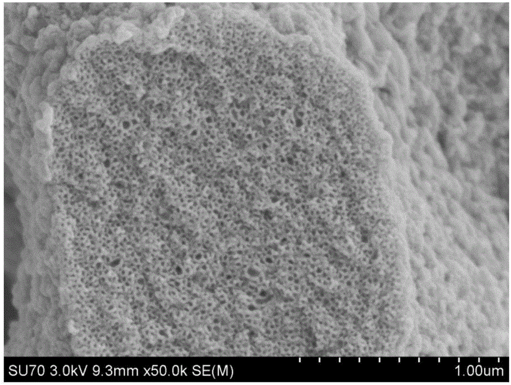 Carbon dioxide adsorbent based on hierarchical porous silicon dioxide block body and preparation method of carbon dioxide adsorbent