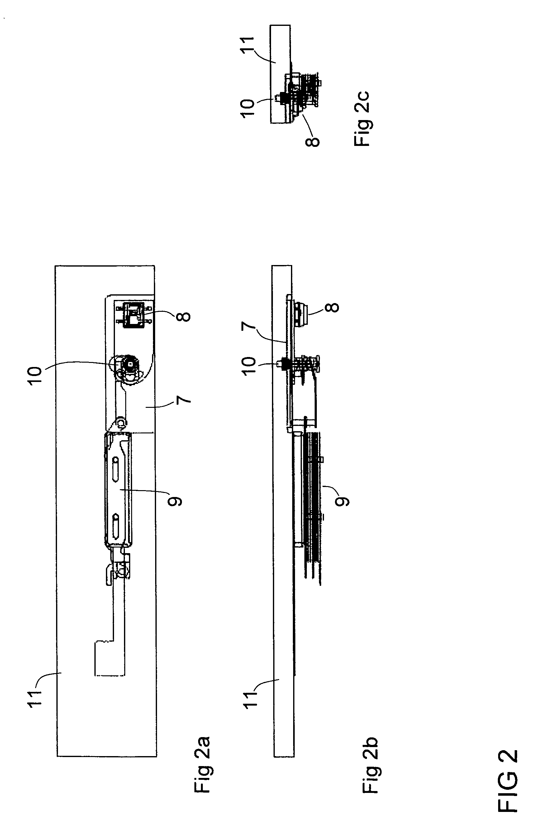 Device for measuring and correcting the luminance of a display