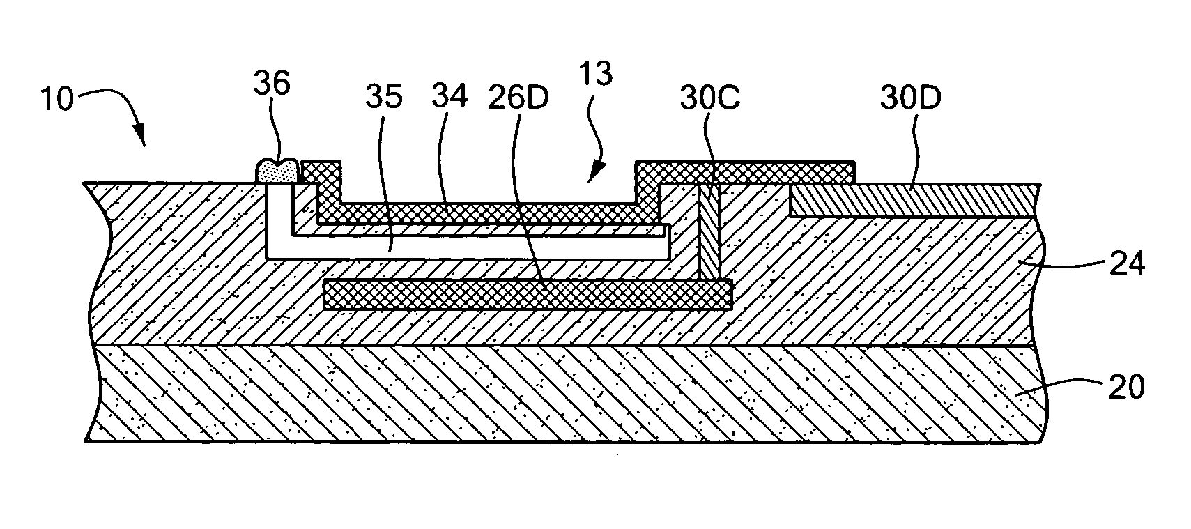 Method of forming a device by removing a conductive layer of a wafer