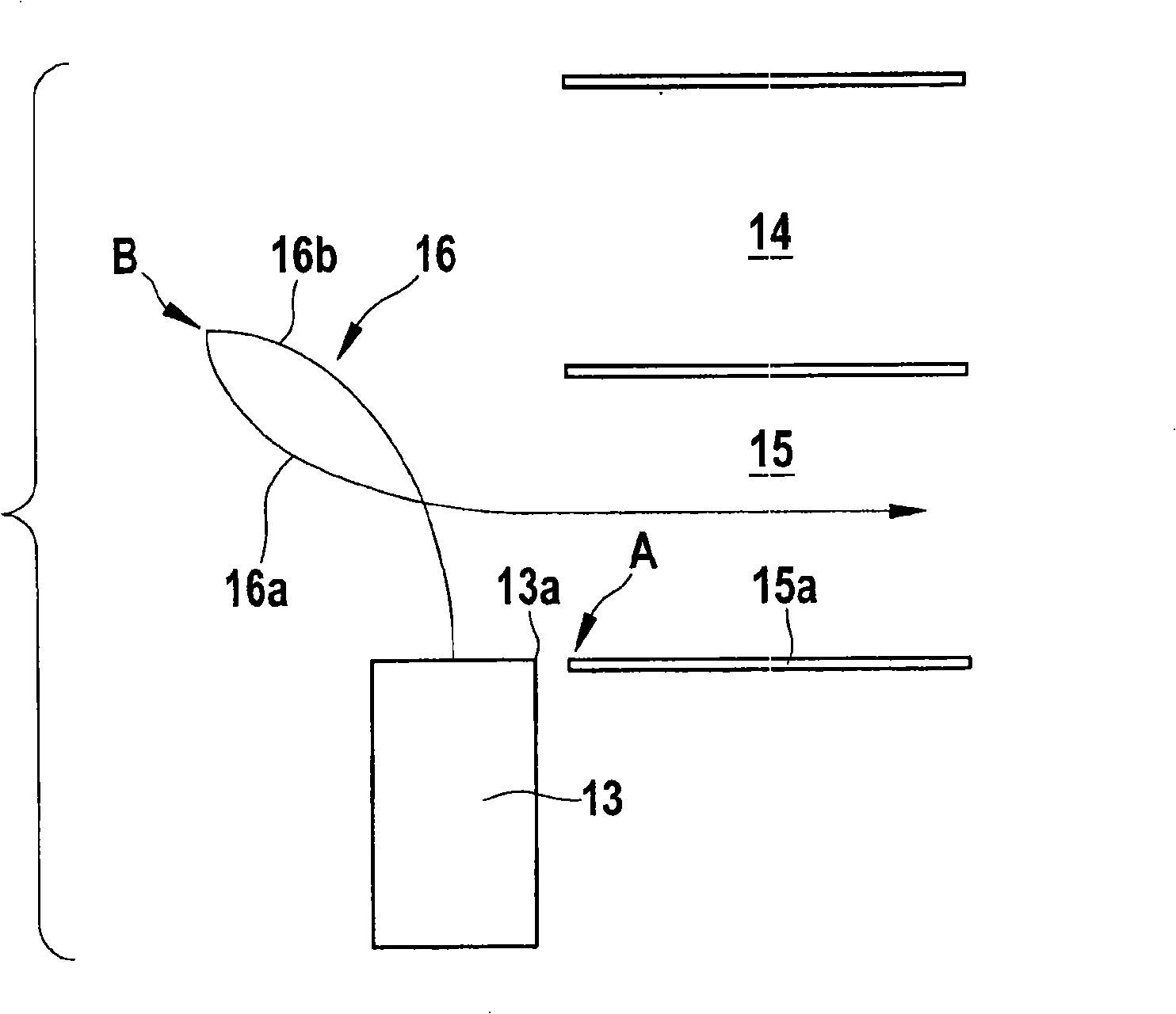 Device for semi-autonomous support of the steering movement of a car