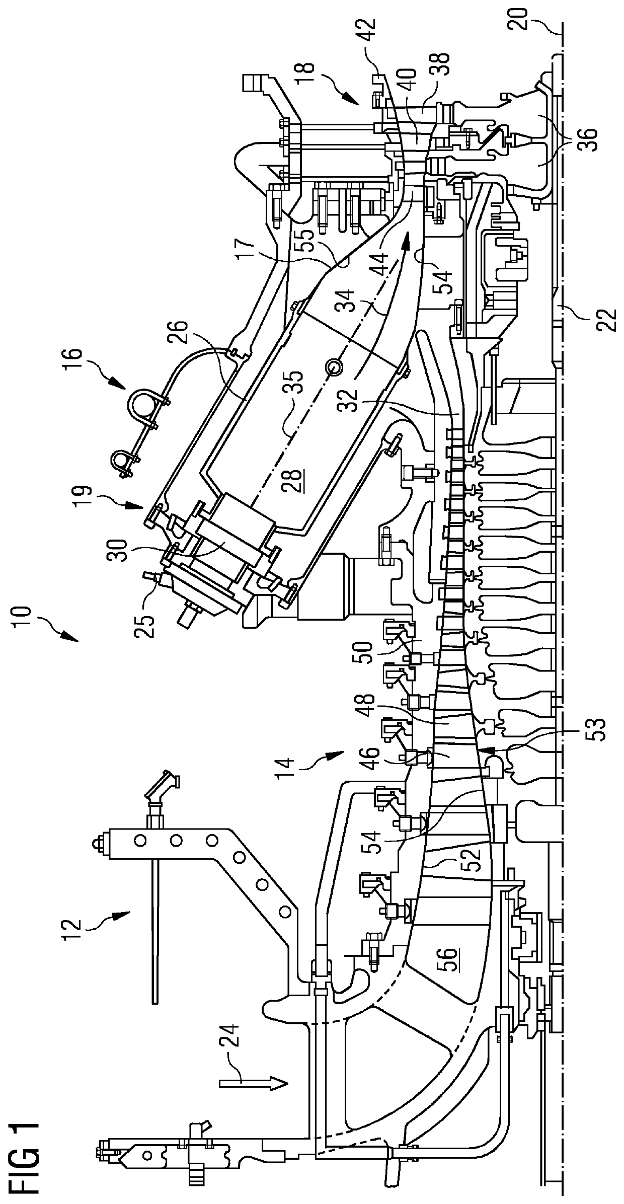 Swirler for mixing fuel with air in a combustion engine
