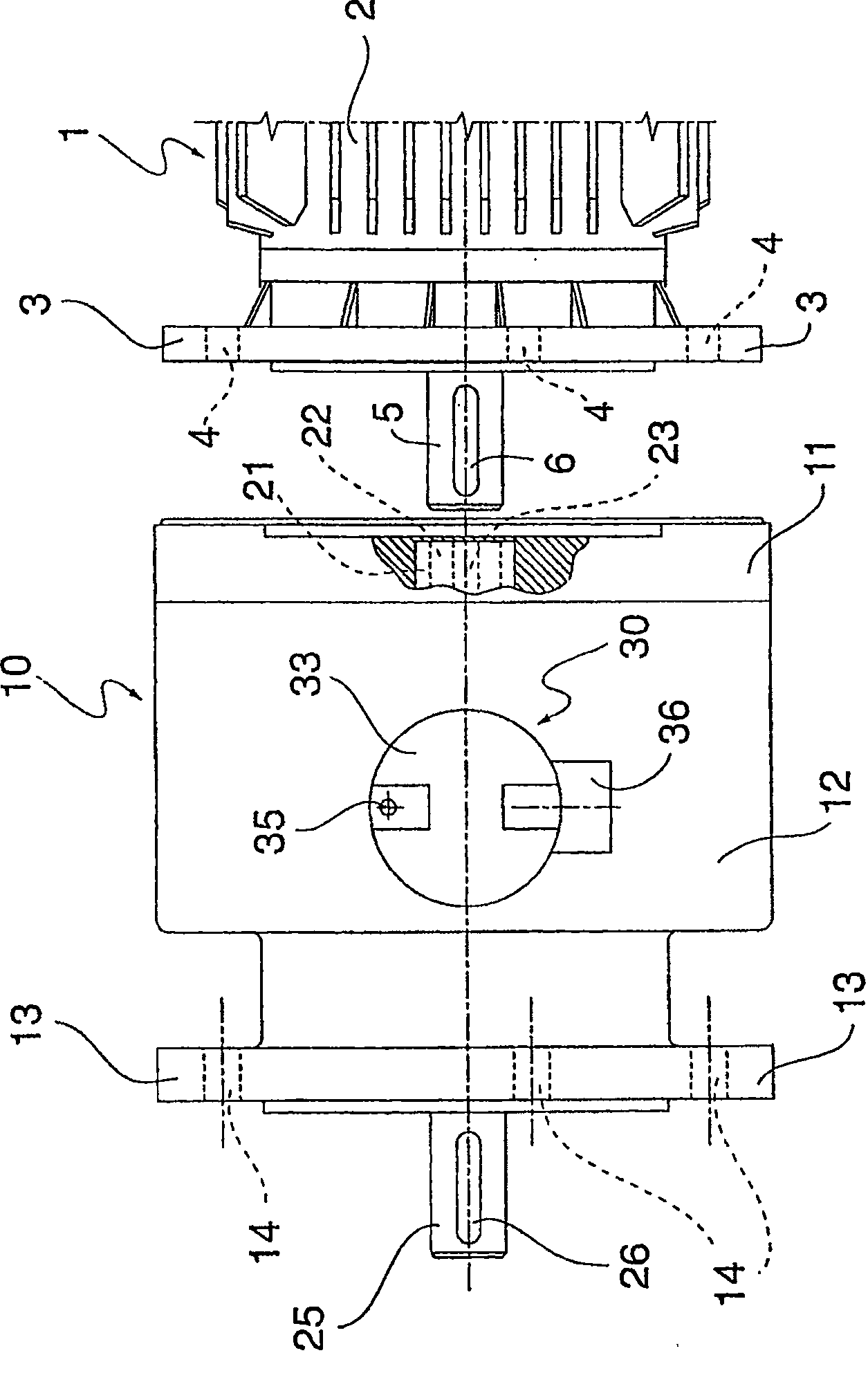 Braking device for apparatuses driven by an electric motor