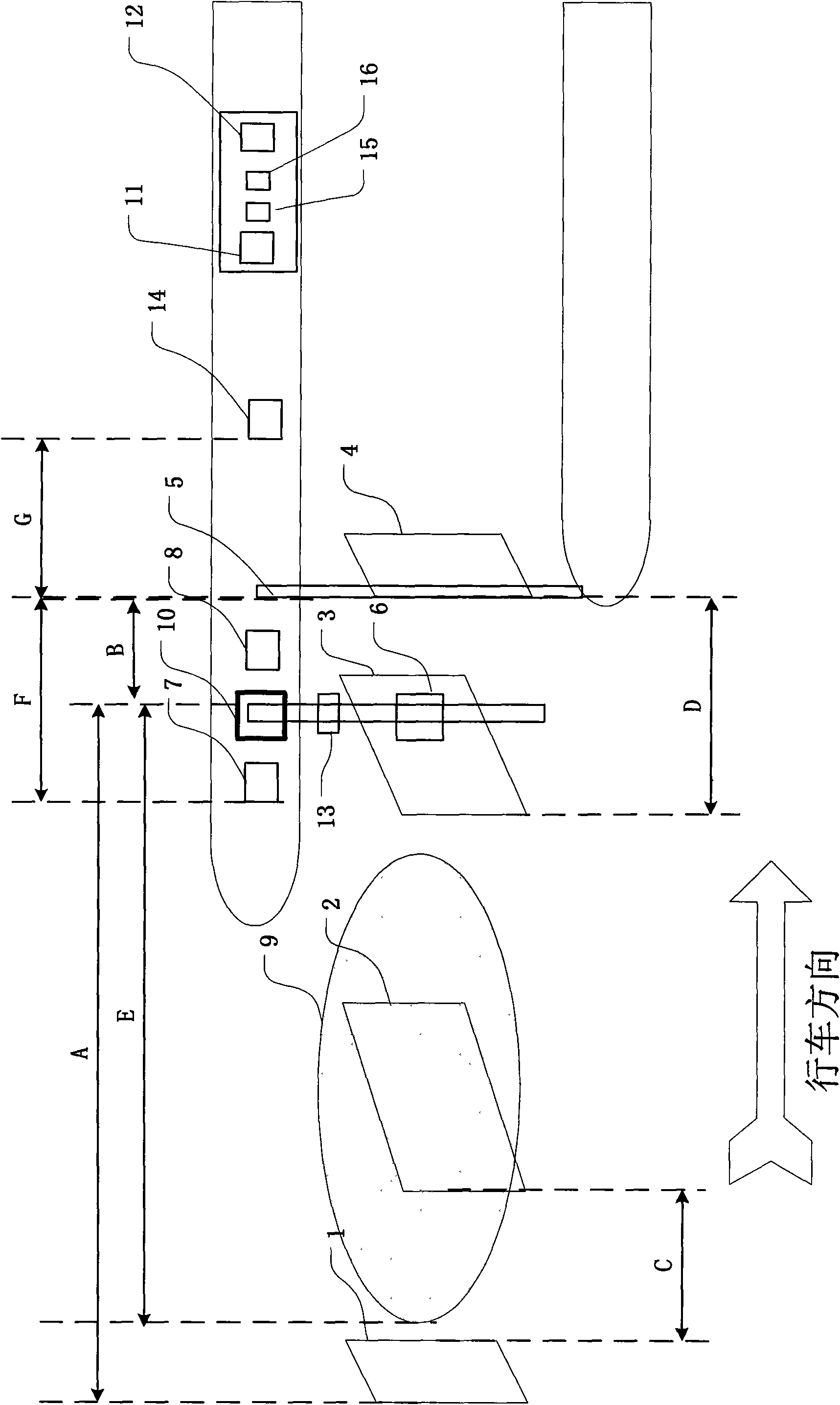 Electronic ETC lane self-service card-swiping system and charging method thereof