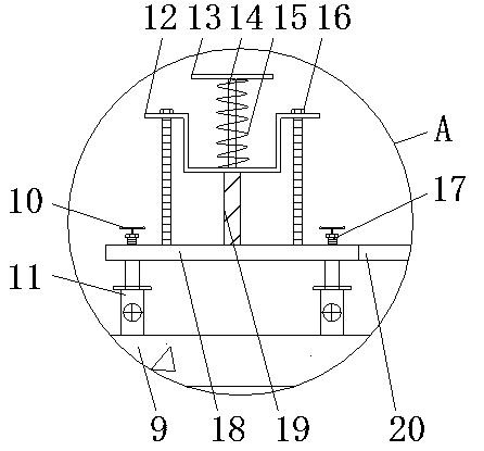 Lift car buffering device for elevator shaft