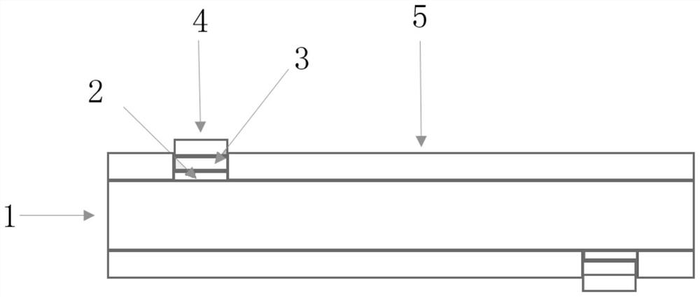 A heteroplane structure Gaas photoconductive switch based on graphene interface layer and its preparation process