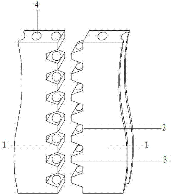 Notch-key type prefabricated member connection node and connection method