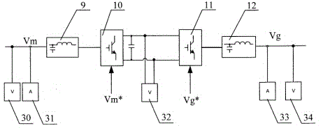 Adjustment method of parallel generation power of shaft power generation system and diesel generator