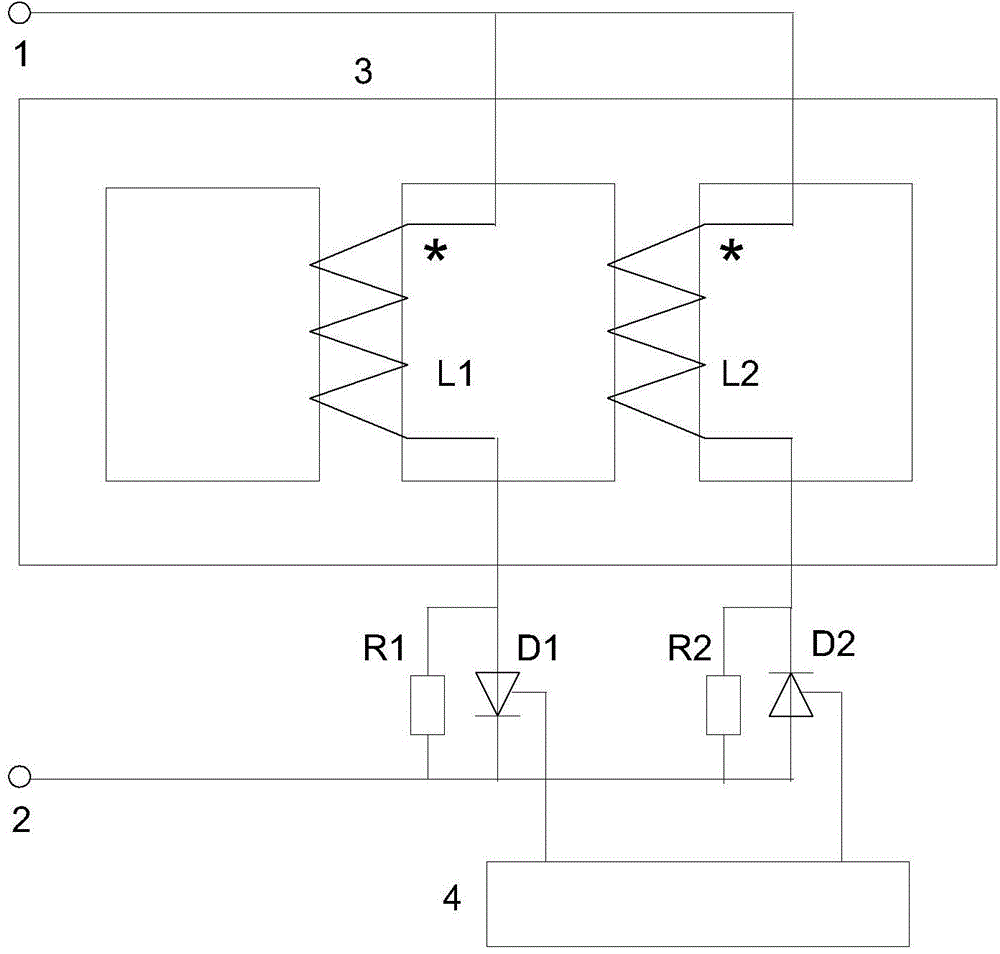 Saturation resistor with simple structure