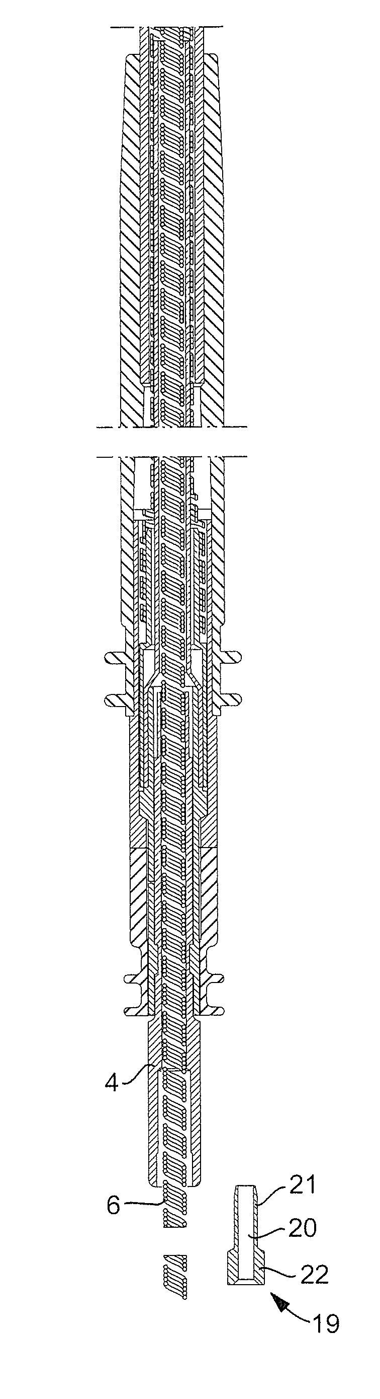 Medical implantable lead and method for manufacturing of such a lead