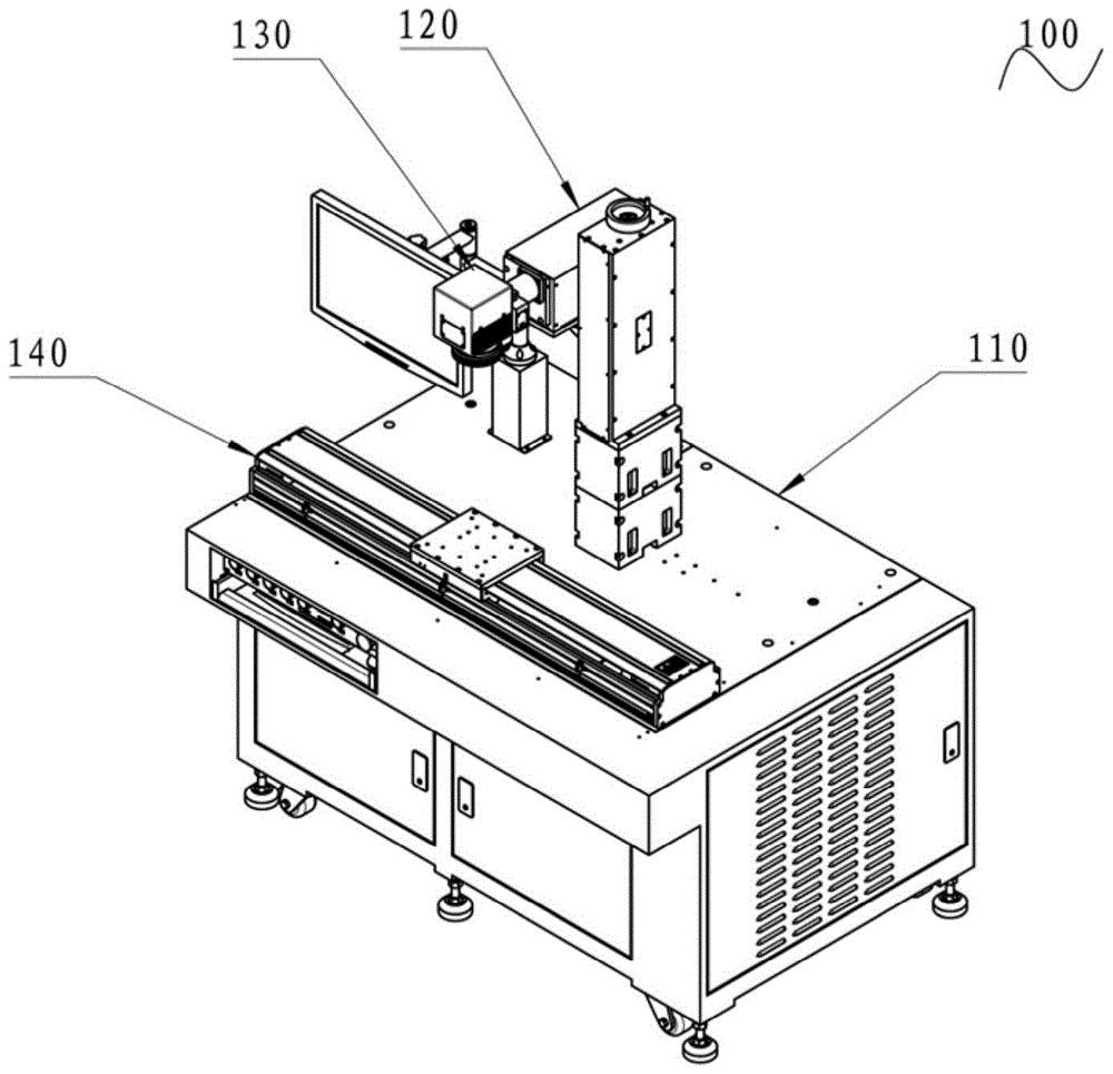 Laser marking method and system for extending marking range