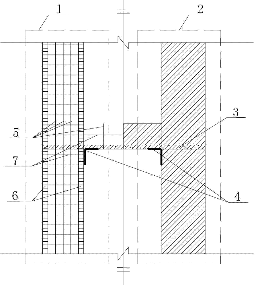 Energy dissipation type coupled anti-seismic wall with reinforcing bars, grouting holes, building blocks and combined coupling beam and manufacturing method
