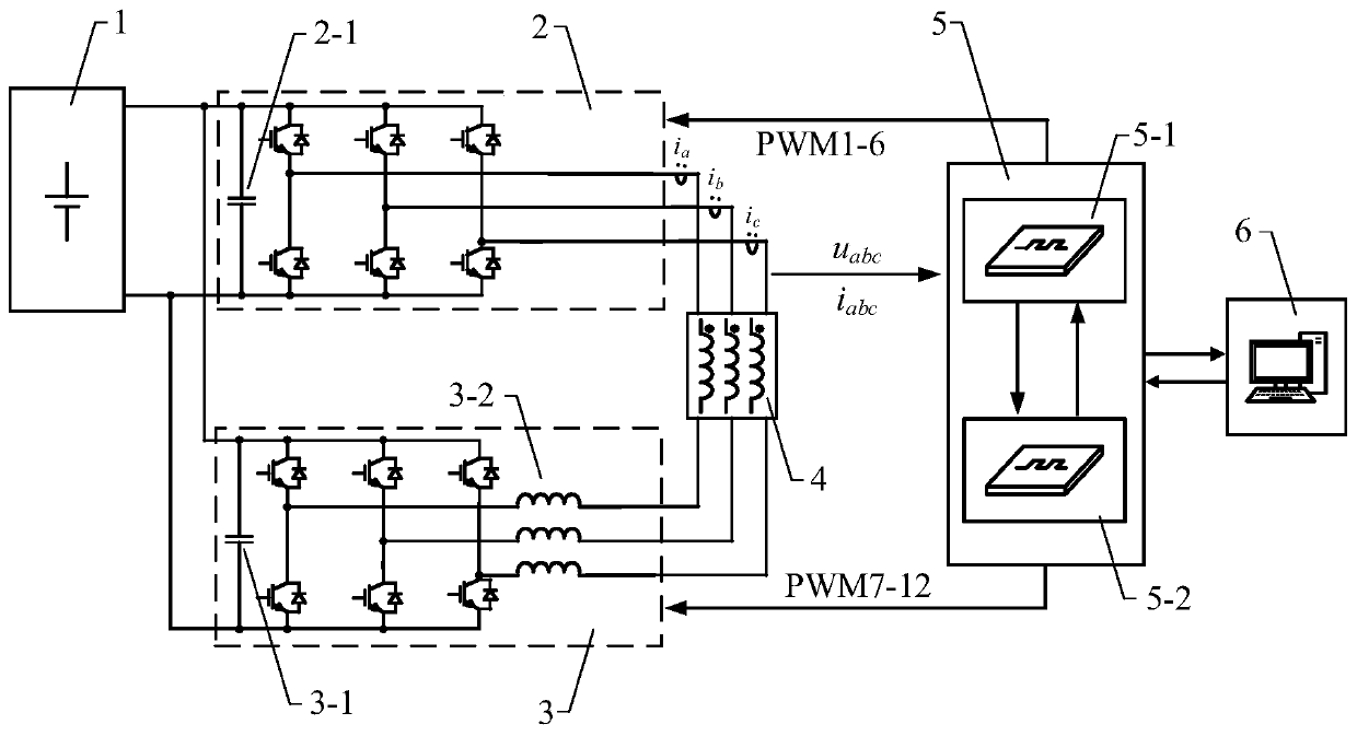 A simulation method and device for a common DC bus type aircraft starting and generating system