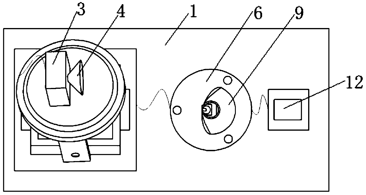 Bat receiving part simulation device and application method