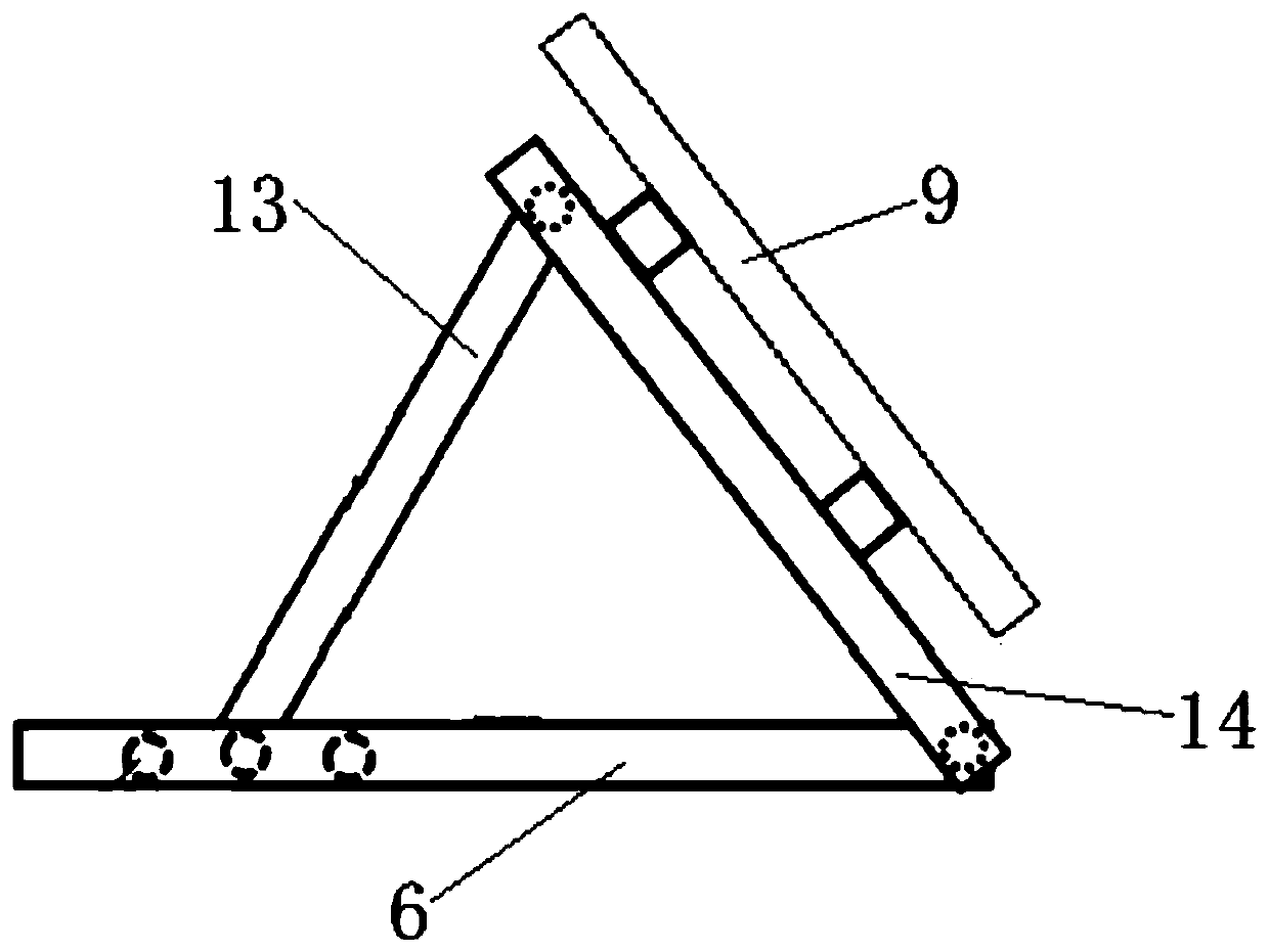 Bat receiving part simulation device and application method