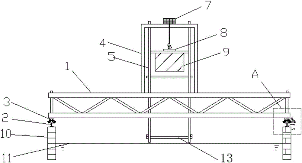 Two-dimensional motion slamming test device