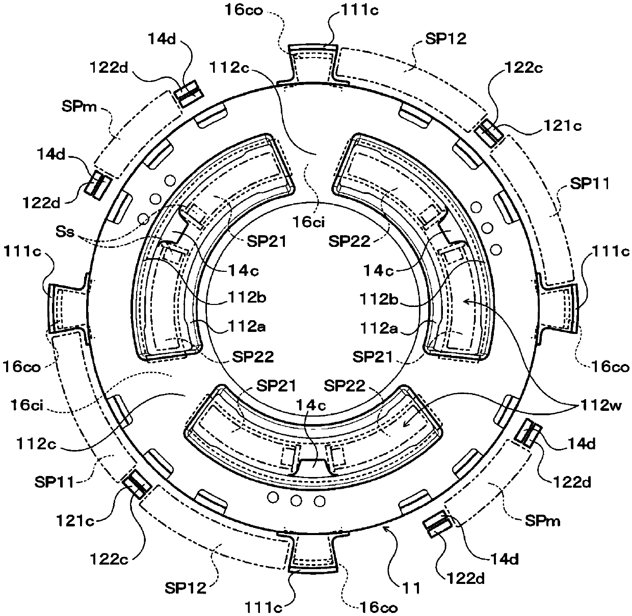 Damping device