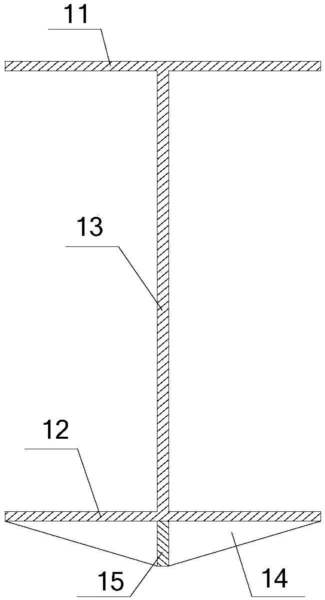 Connection structure of sky train driving end