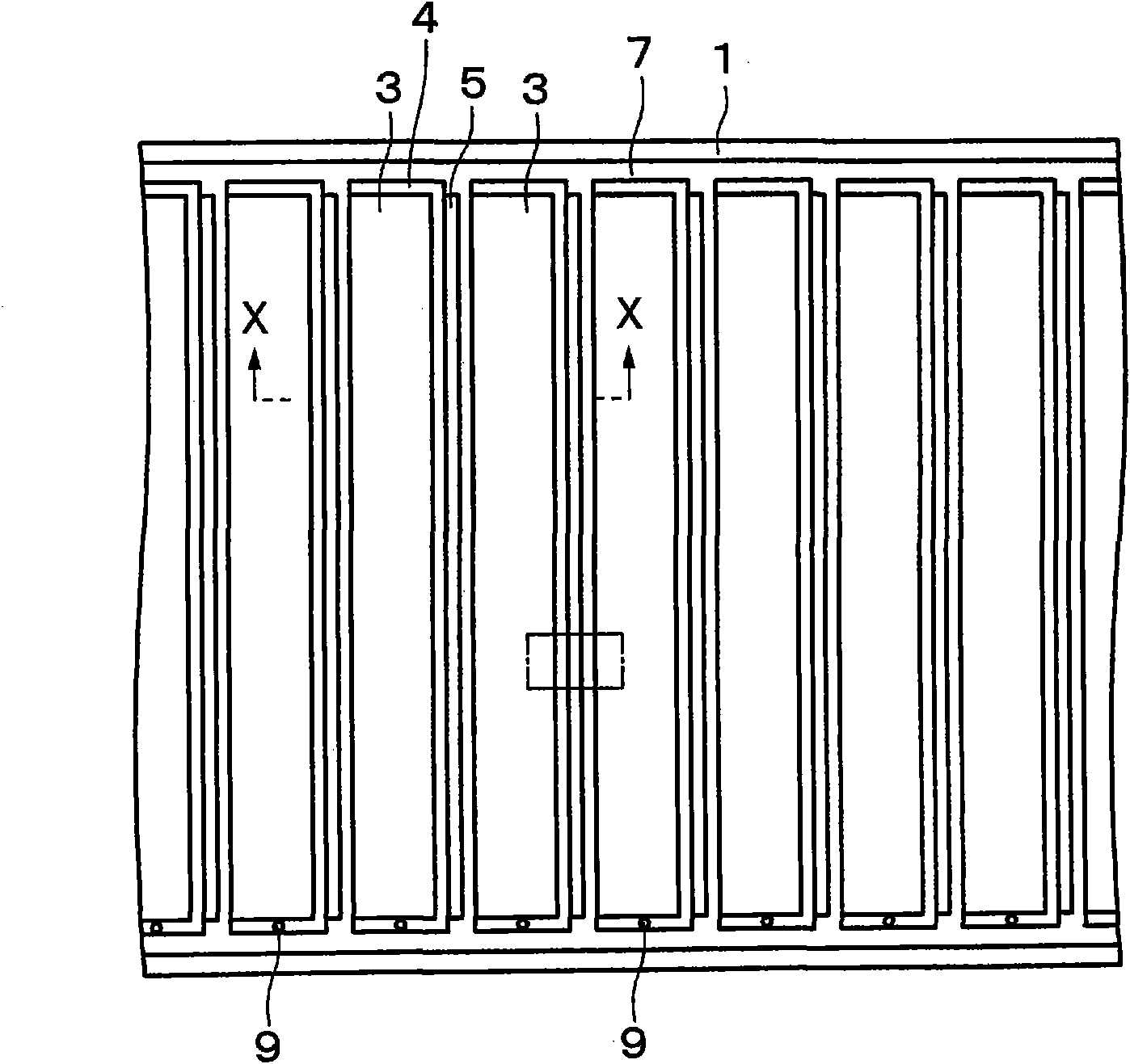 Dye-sensitized photoelectric conversion device module, method for manufacturing the same, and electronic device