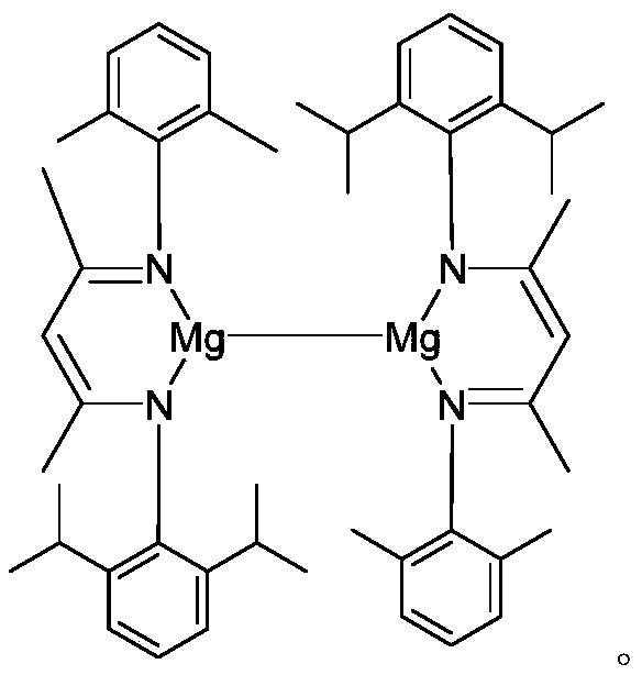 Unsymmetrical β-diimine monovalent magnesium compound and its preparation method and application