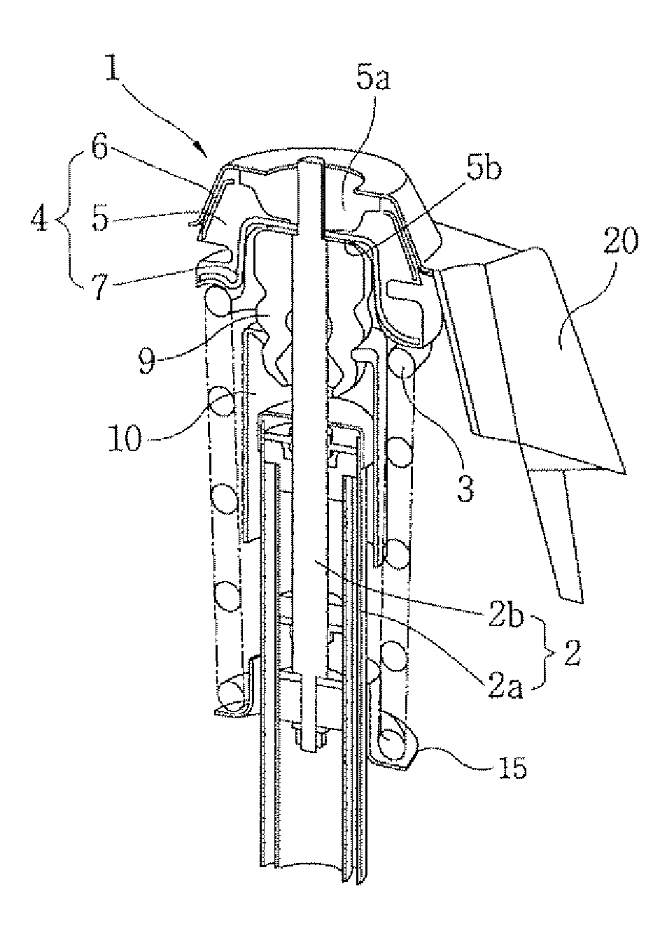 Integrated insulator type strut assembly for suspension system