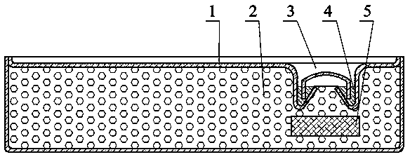 Metal vacuum insulation plate with getter and preparation method thereof