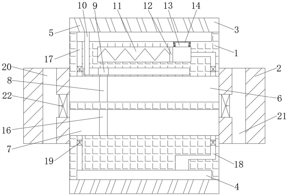 Steel polishing device capable of reducing high-temperature loss of polished workpiece