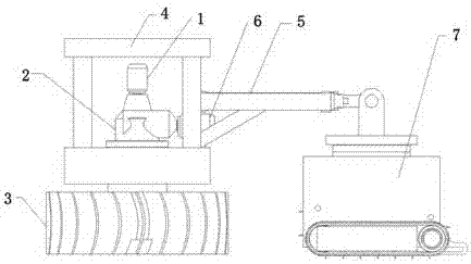 Oil storage tank bottom surface cleaning equipment and oil storage tank comprising same