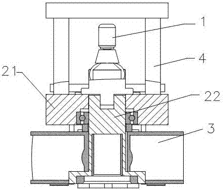 Oil storage tank bottom surface cleaning equipment and oil storage tank comprising same