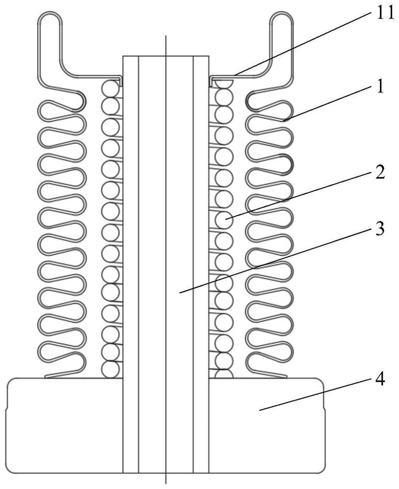 Bellows and solenoid valve with the bellows