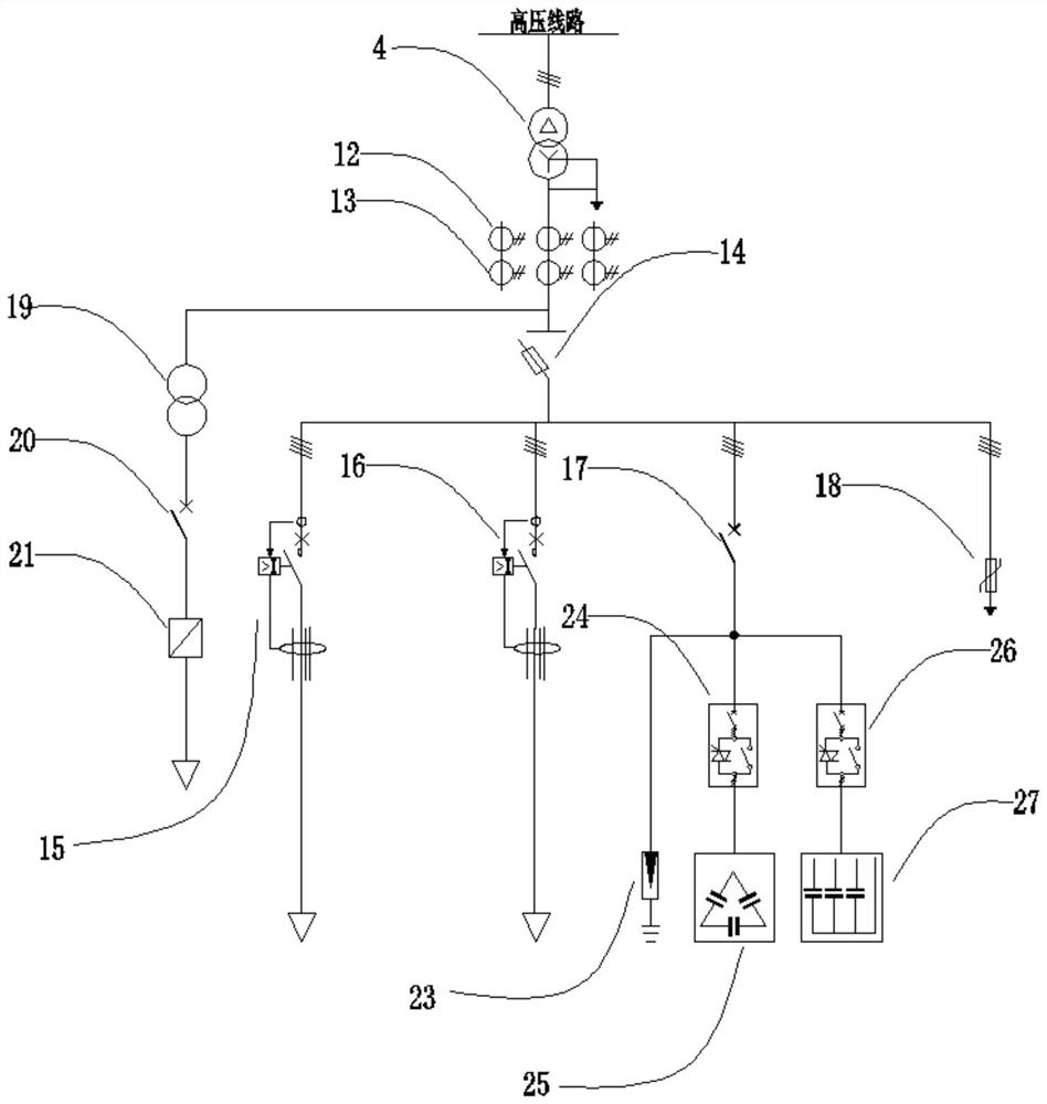 All-insulation intelligent instrumented transverse integrated high-voltage combined transformer