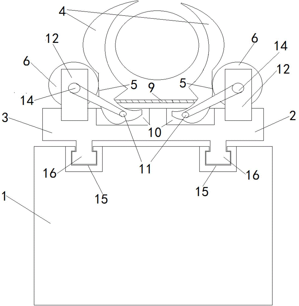 Tank goods lightering forklift structure