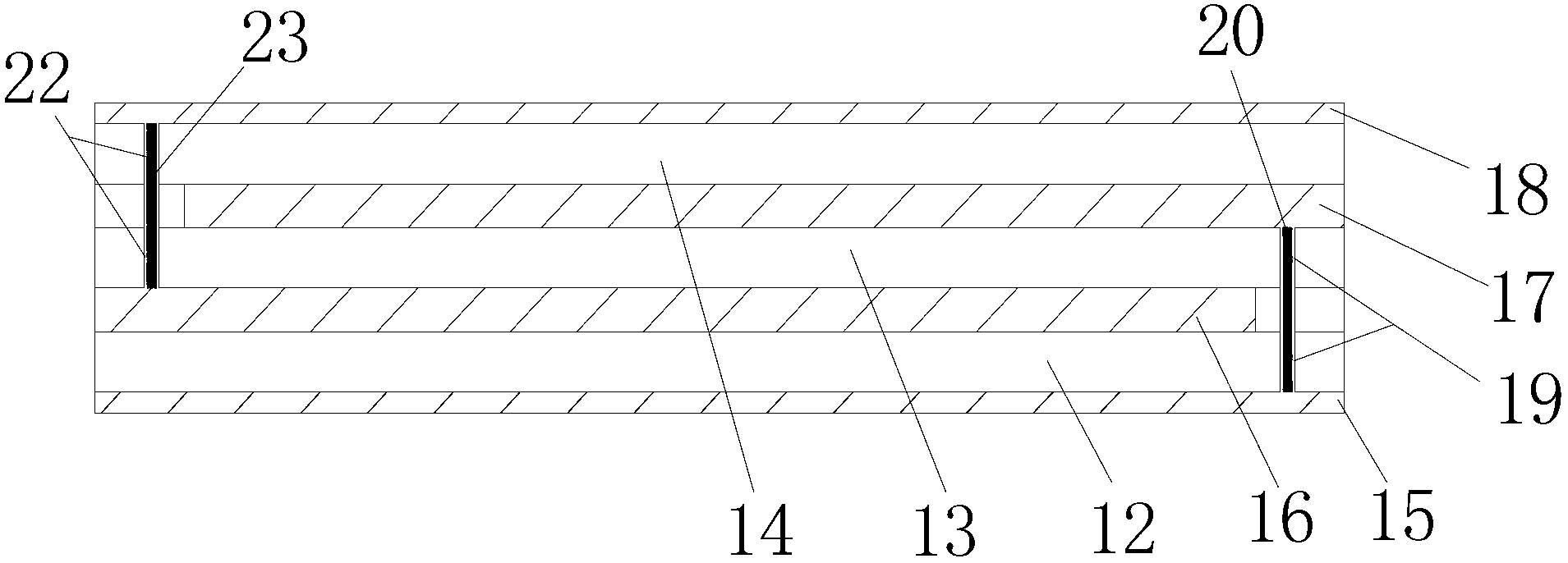 Piezoelectric low-energy-consumption broadband warning device for automobile