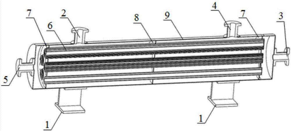 Plate rolling heat exchange body, heat exchanger of modularly-assembled plate rolling heat exchange body and heat exchange method