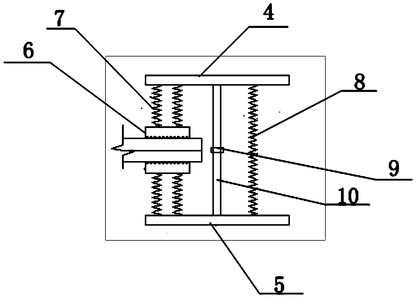 Deployable prestress steel truss bridge based on deflection pre-warning system