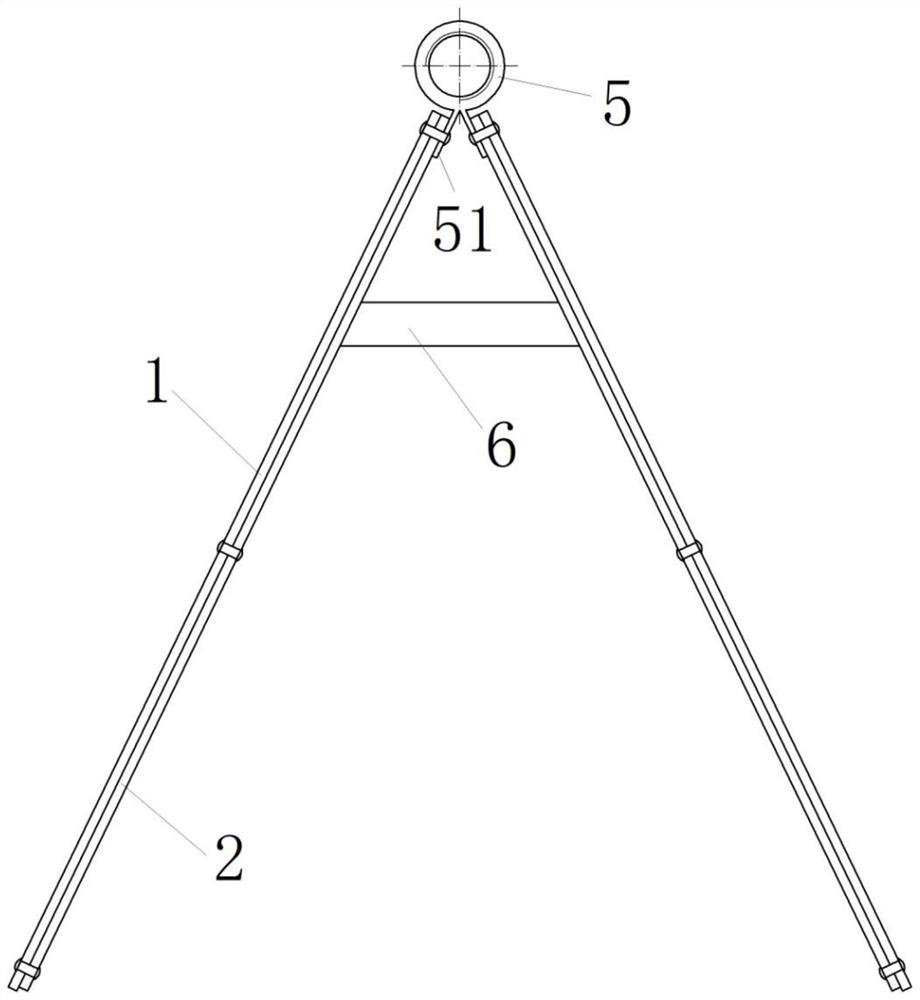 A kind of anti-pressure bracket built for rescue target body