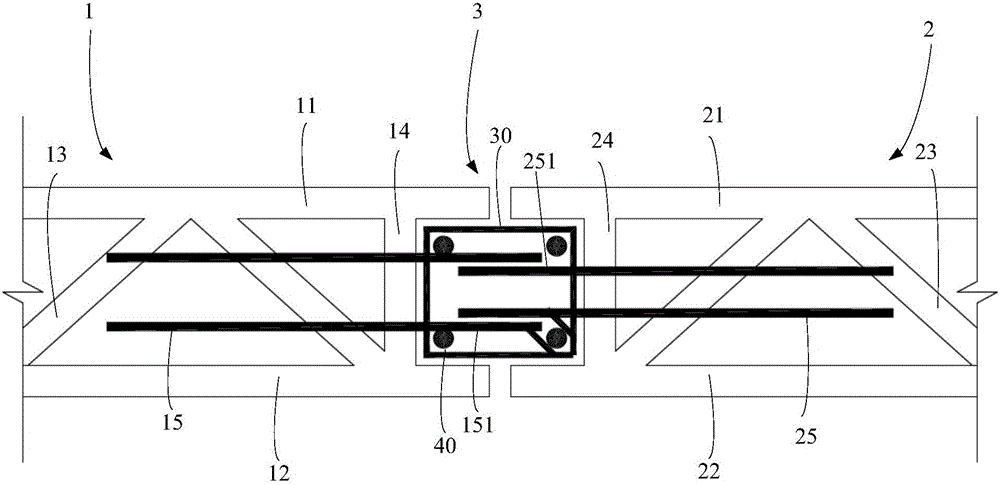 Structural column structure formed based on 3D printed filling wall