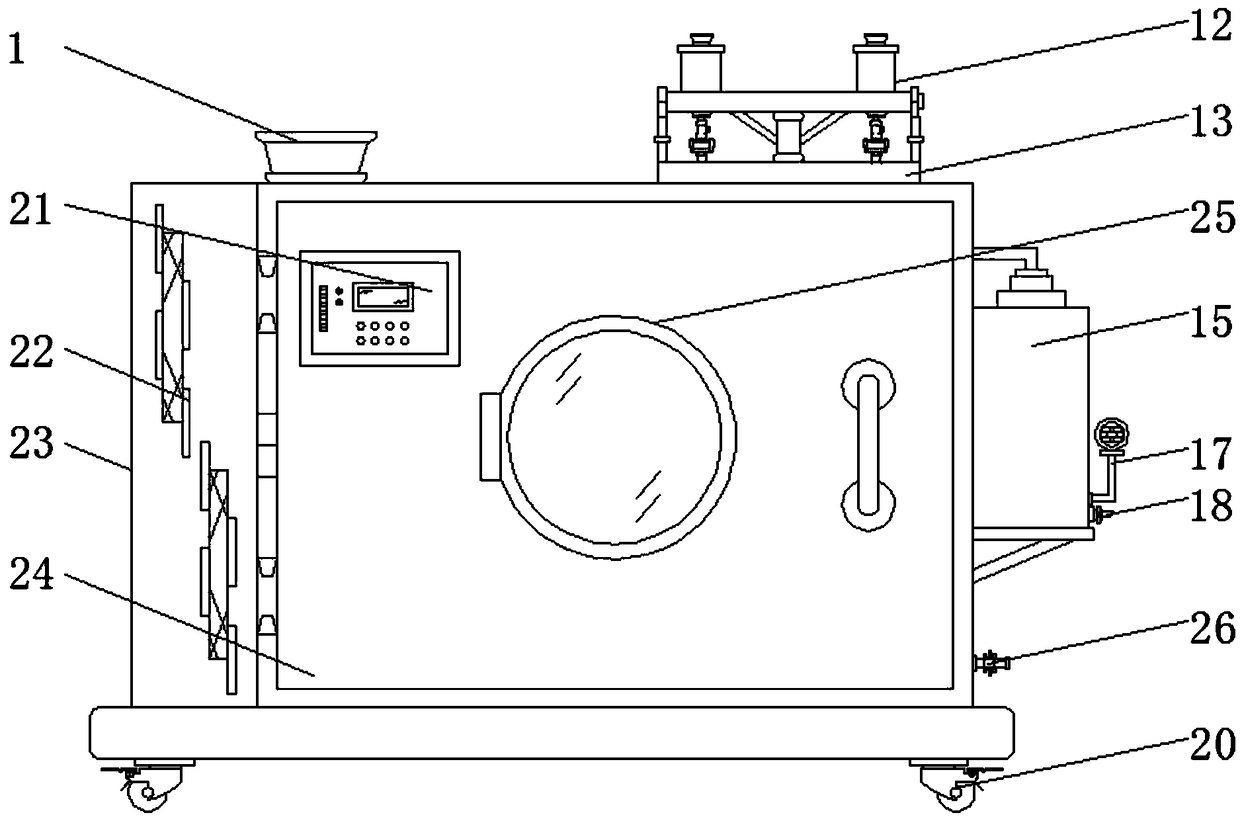 Nickel-containing waste catalyst recycling treatment device