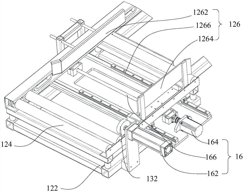 Box arranging device and stacking device