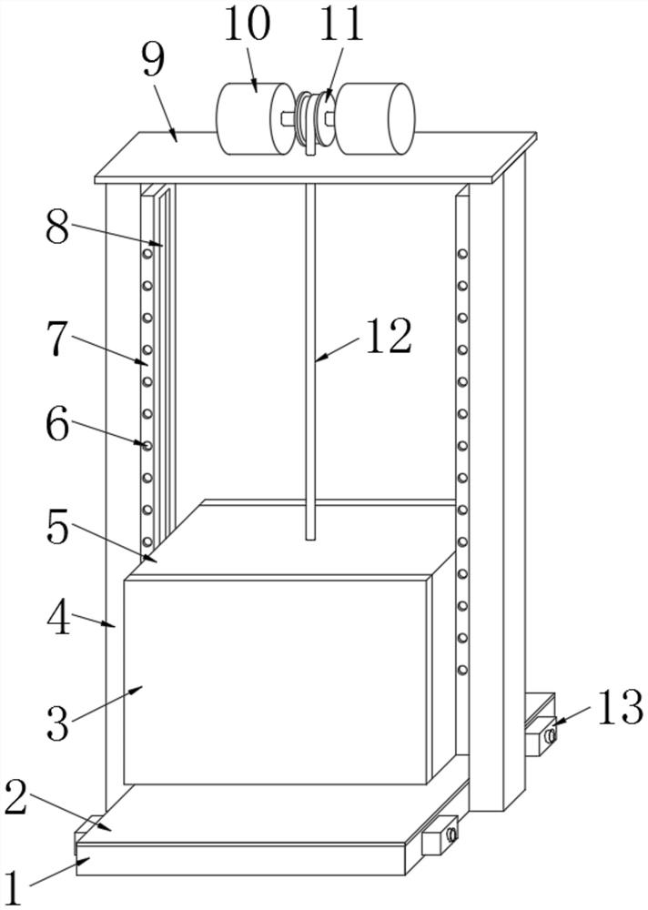 All-steel intelligent building construction lifting platform