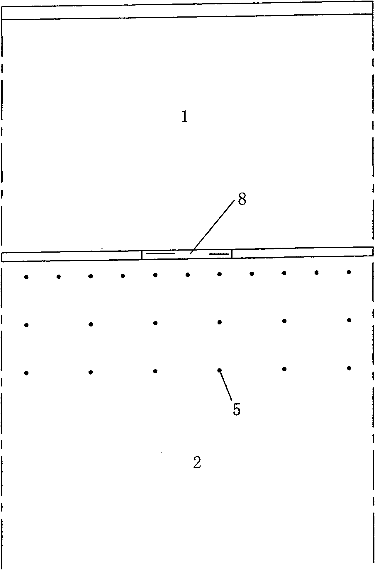 Method for positioning steel reinforcement framework by replacing laminated rubber bearing on bridge abutment of road bridge