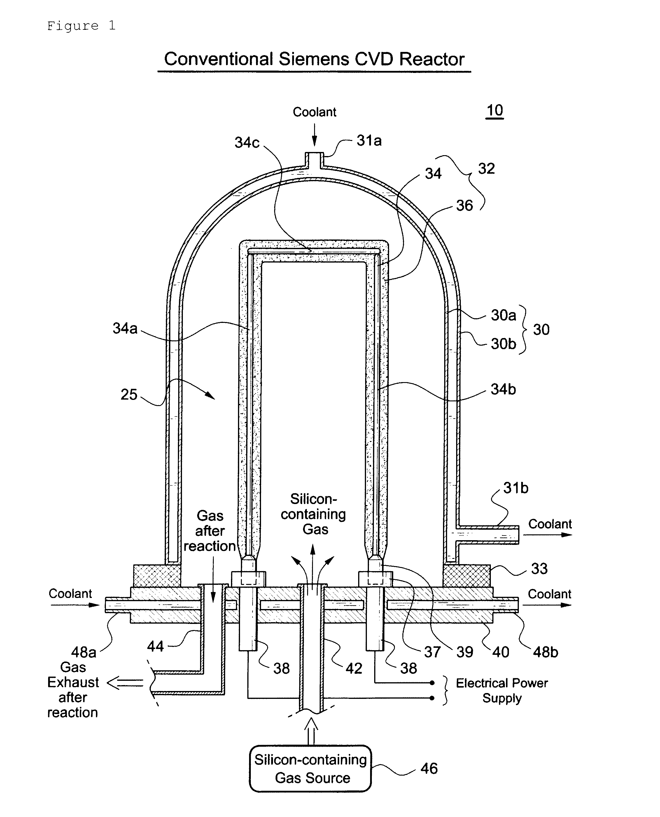 CVD reactor with energy efficient thermal-radiation shield