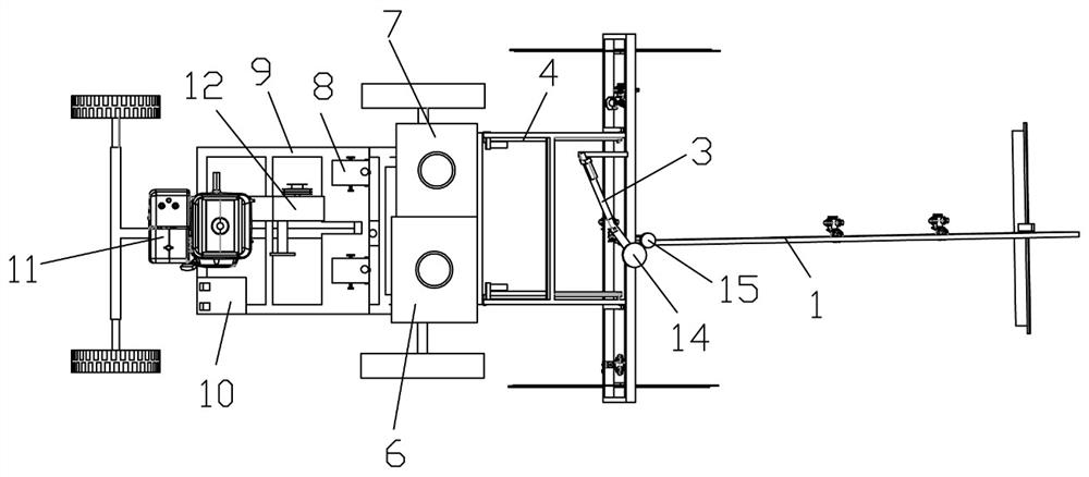 Zoning type boom sprayer