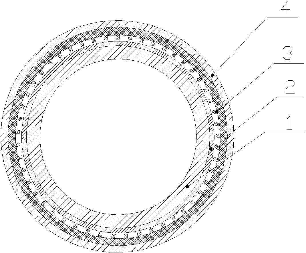 Sand control pipe for oil-sand separation in oil and gas exploitation