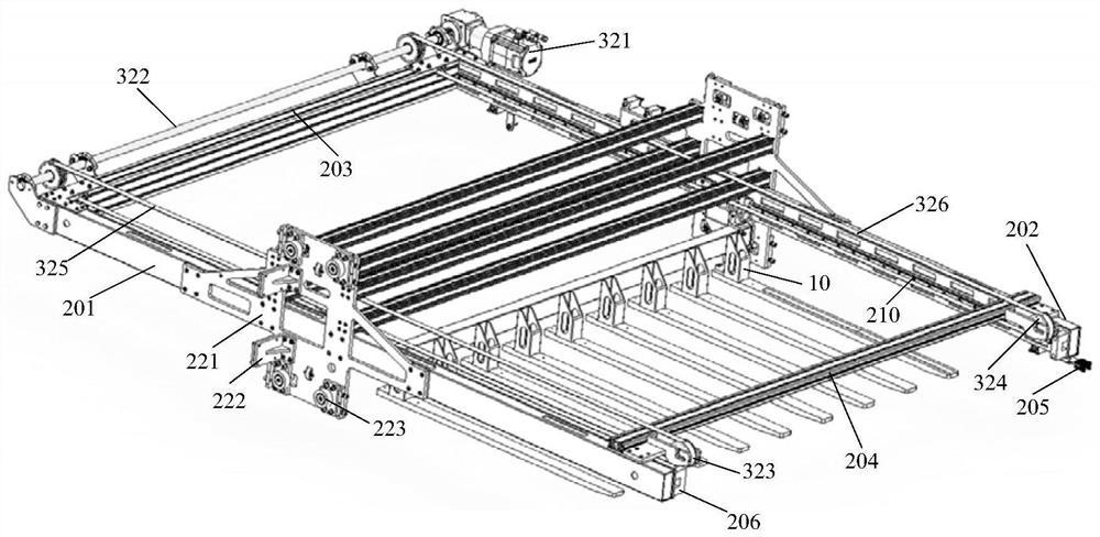 Article taking and placing equipment and article taking and placing system