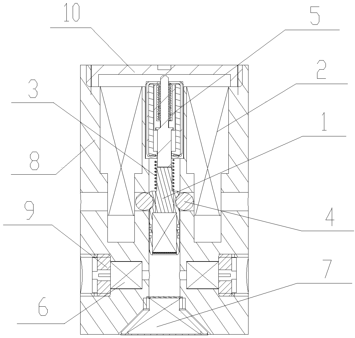 Hot melting alloy constrained type blasting device