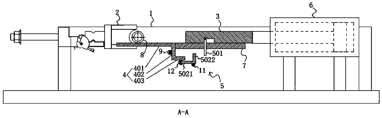 A horizontal steel pipe bending machine