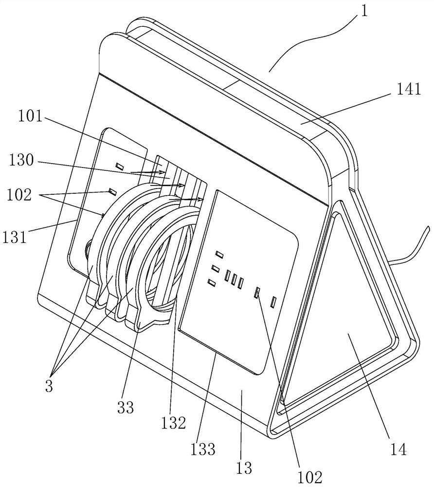 Simple lens filtering performance detection and display device