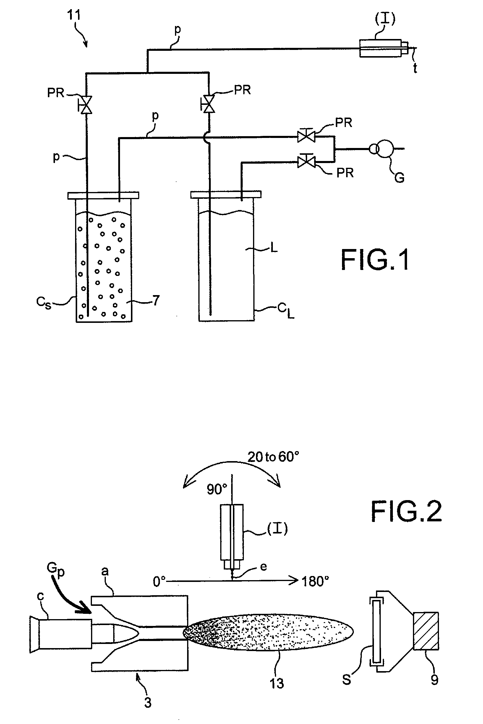 Process for Producing a Nanoporous Layer of Nanoparticles and Layer Thus Obtained