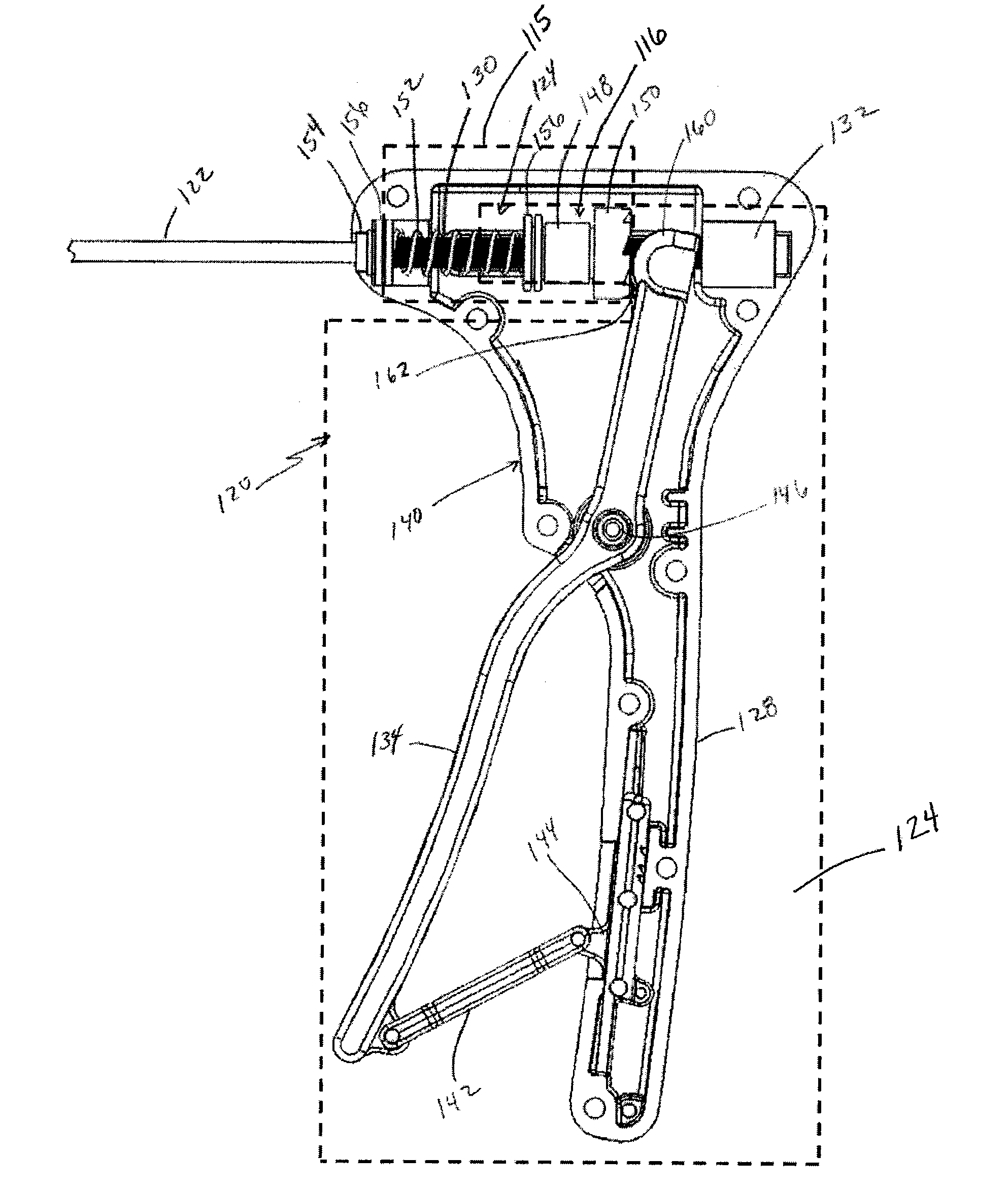 Medical device with one-way rotary drive mechanism