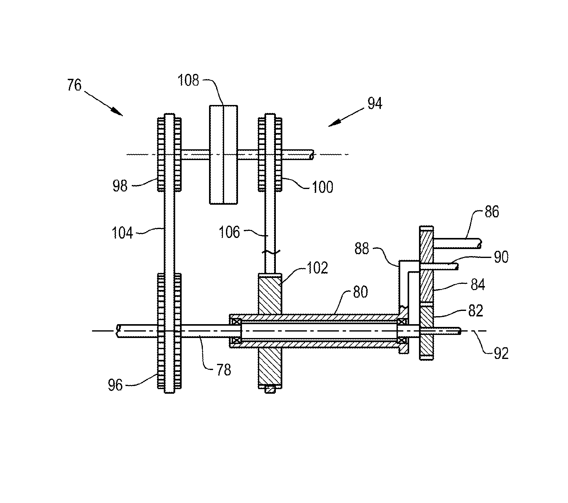 Variable stroke cleaning system drive in an agricultural harvester